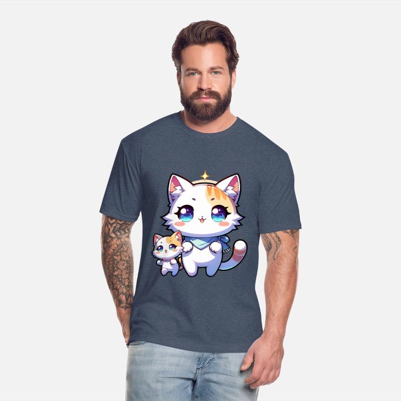 Adorable Kawaii Cats with Big Sparkling Eyes and