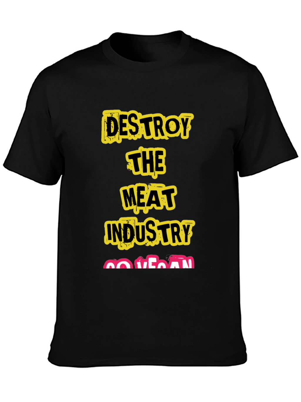 Destroy The Meat Industry Vegan T-Shirt