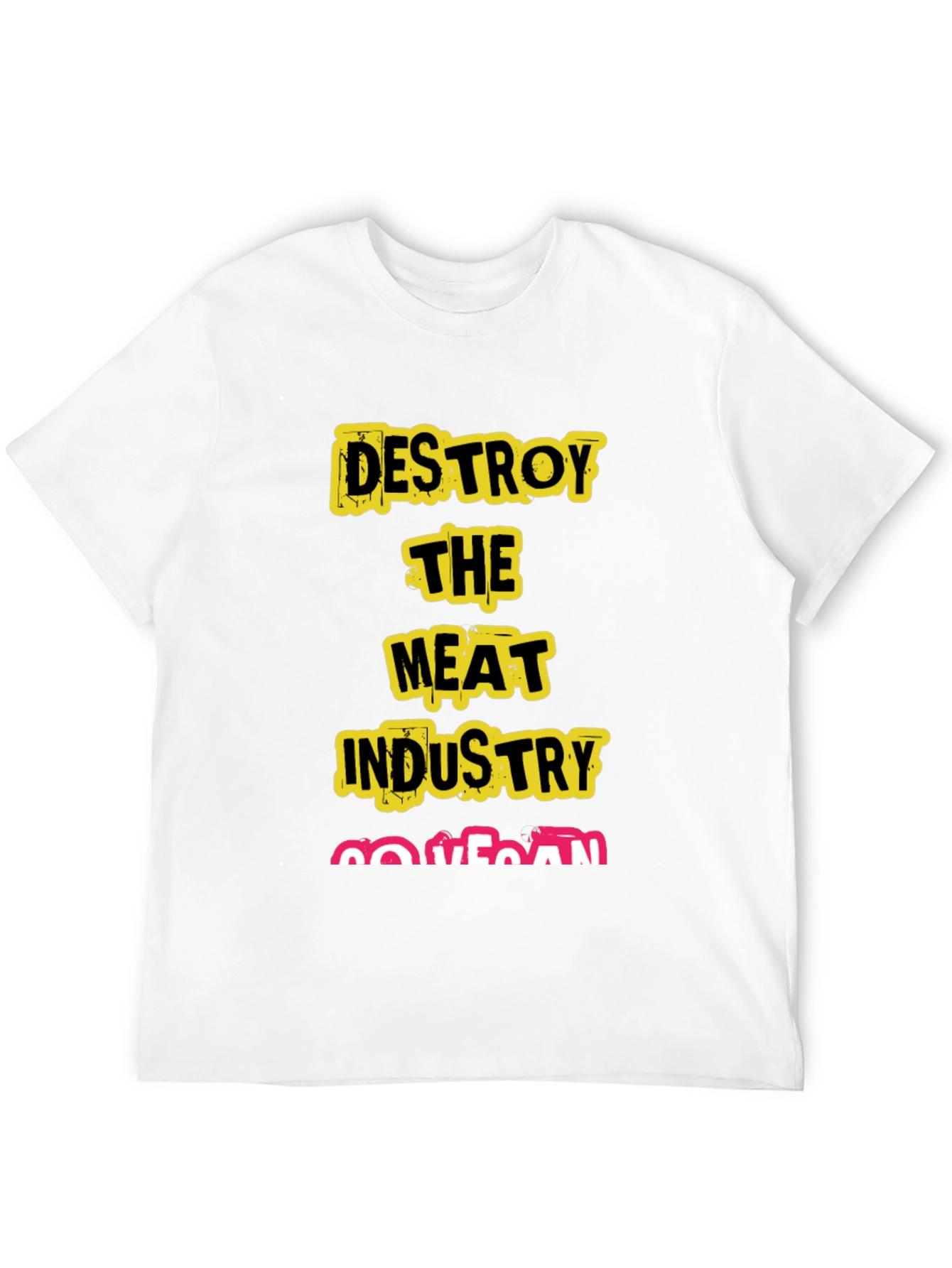 Destroy The Meat Industry Vegan T-Shirt