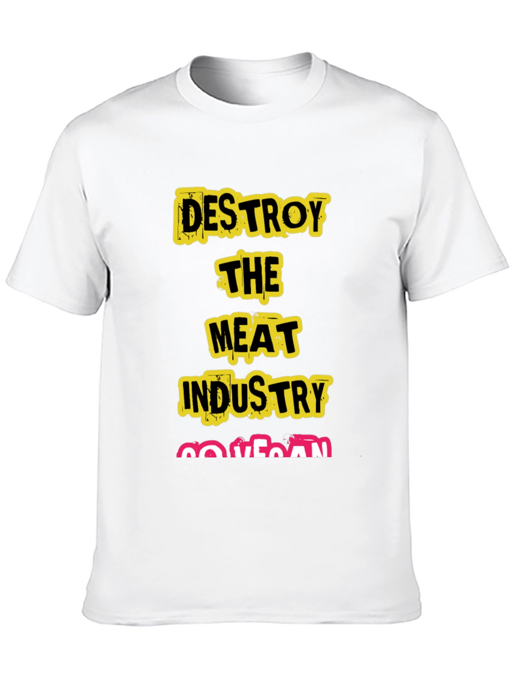 Destroy The Meat Industry Vegan T-Shirt