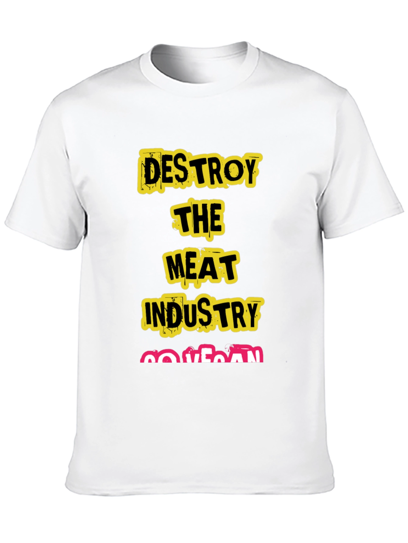 Destroy The Meat Industry Vegan T-Shirt