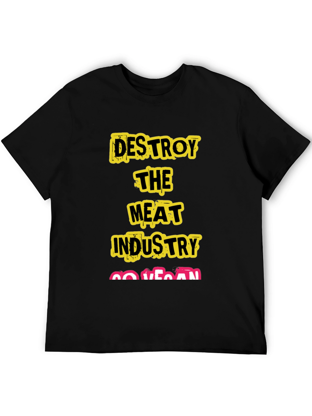Destroy The Meat Industry Vegan T-Shirt