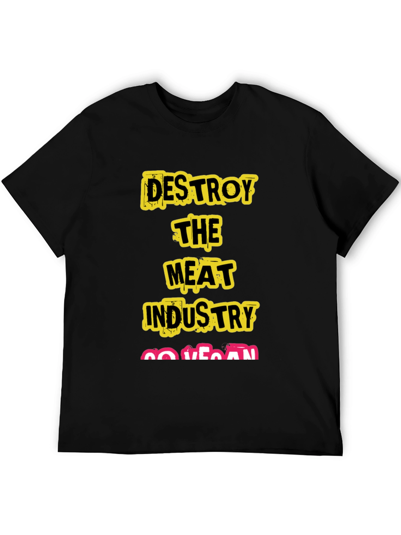 Destroy The Meat Industry Vegan T-Shirt