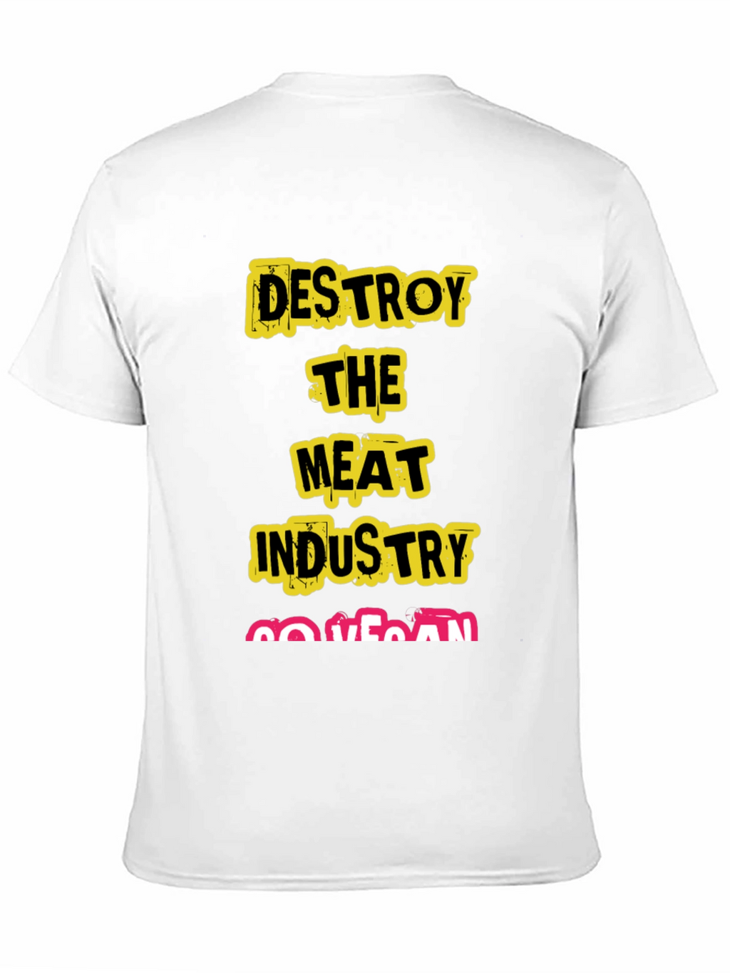 Destroy The Meat Industry Vegan T-Shirt