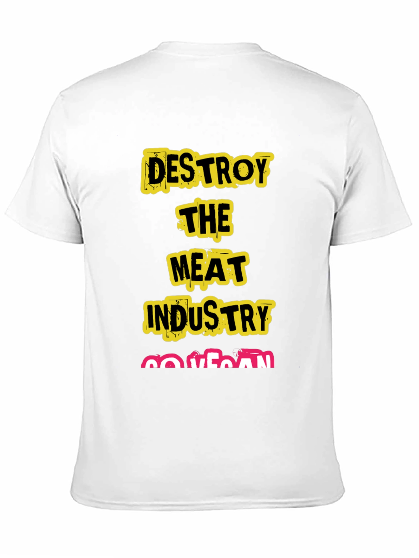 Destroy The Meat Industry Vegan T-Shirt