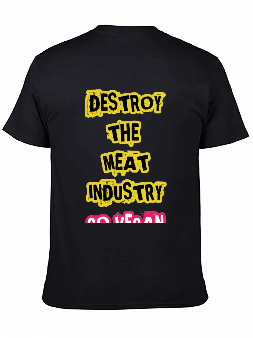 Destroy The Meat Industry Vegan T-Shirt