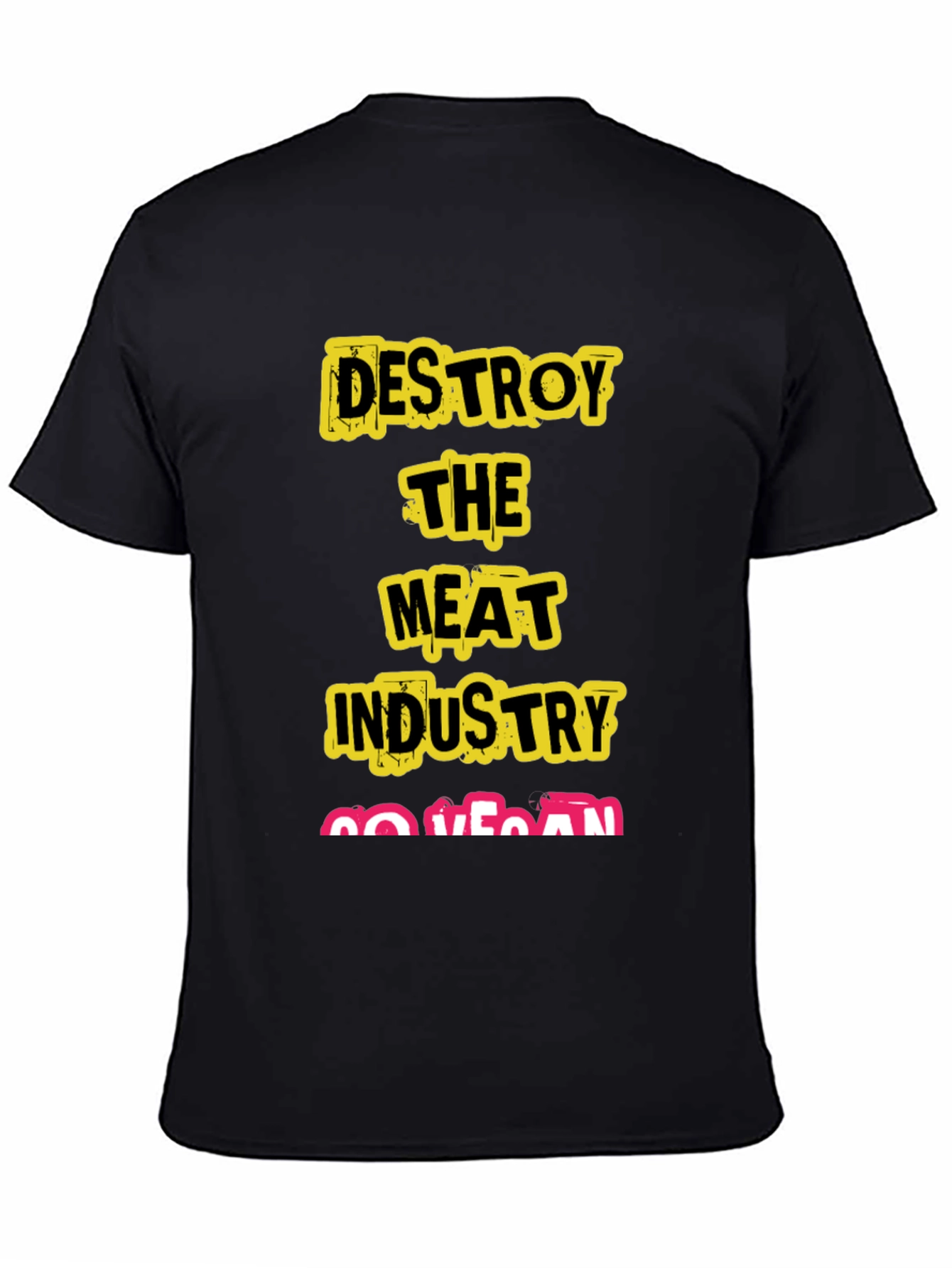 Destroy The Meat Industry Vegan T-Shirt