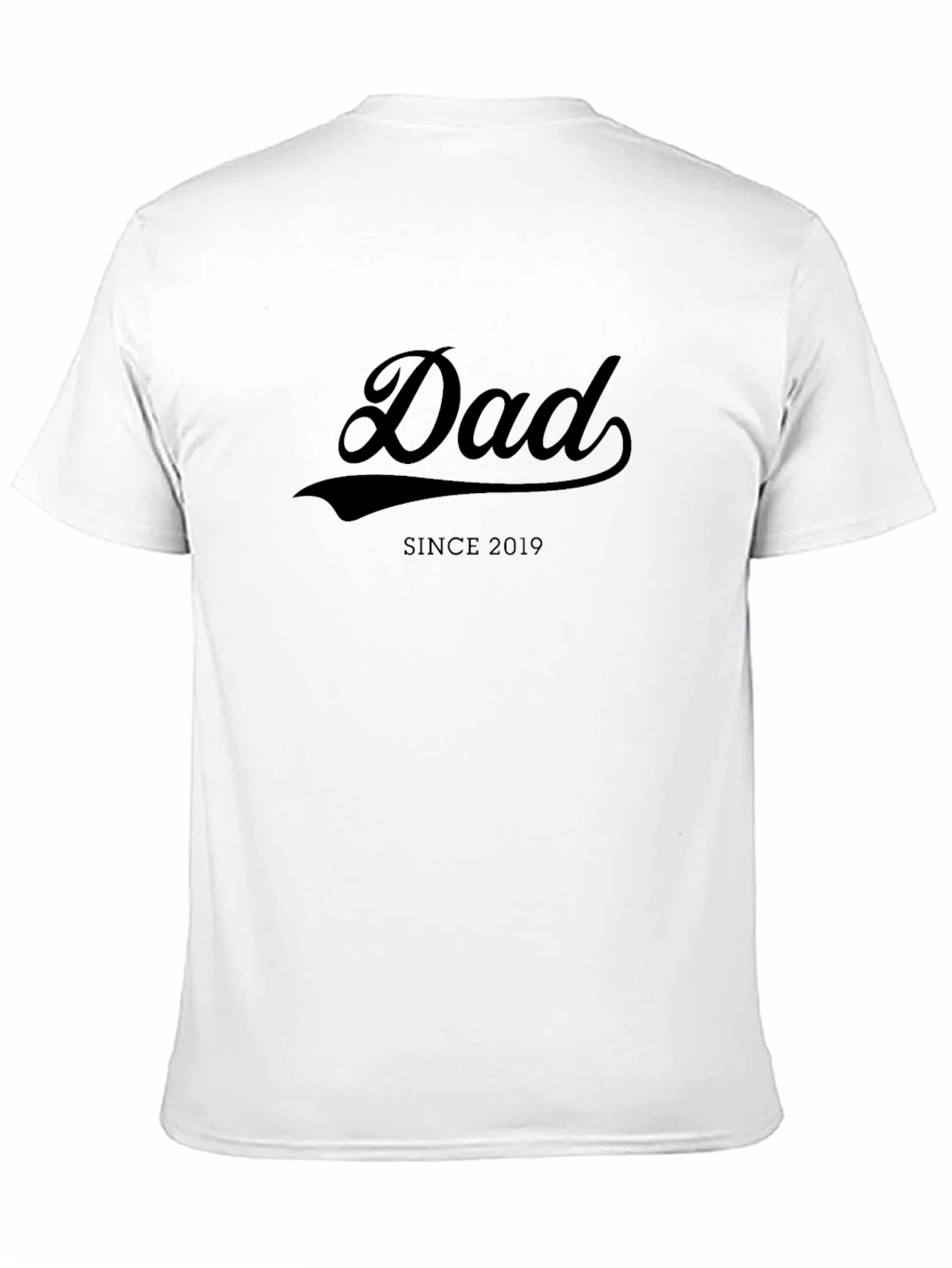 Dad Since 2019 Black T-Shirt