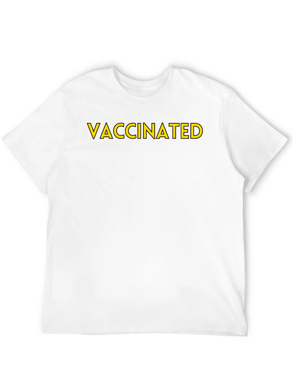 Vaccinated Black T-Shirt