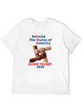 ReUnite America T-Shirt Dump Trump 2020 Black