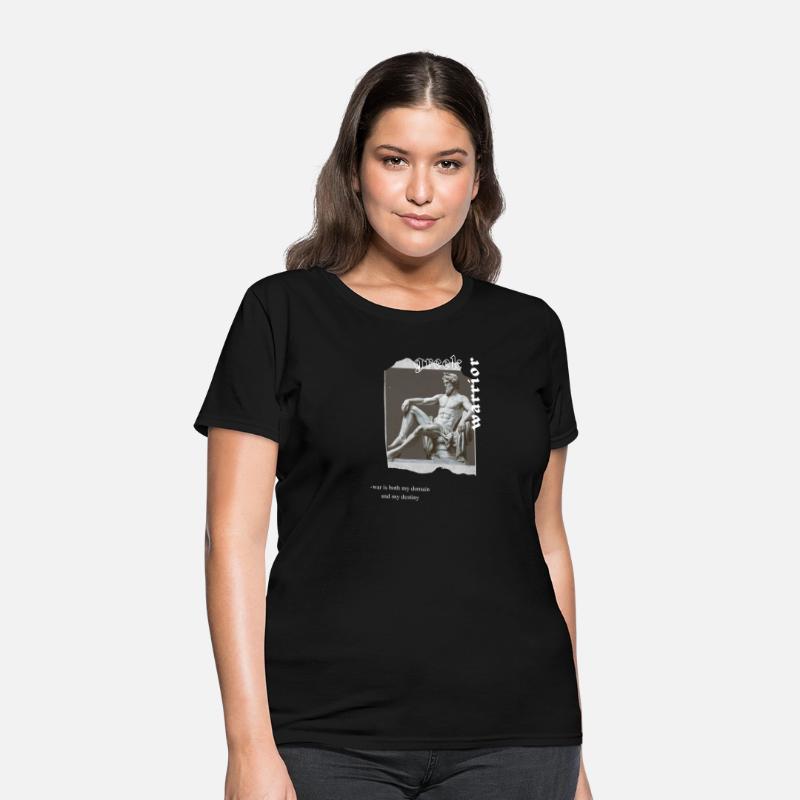 aesthetic greek warrior ares design T-Shirt