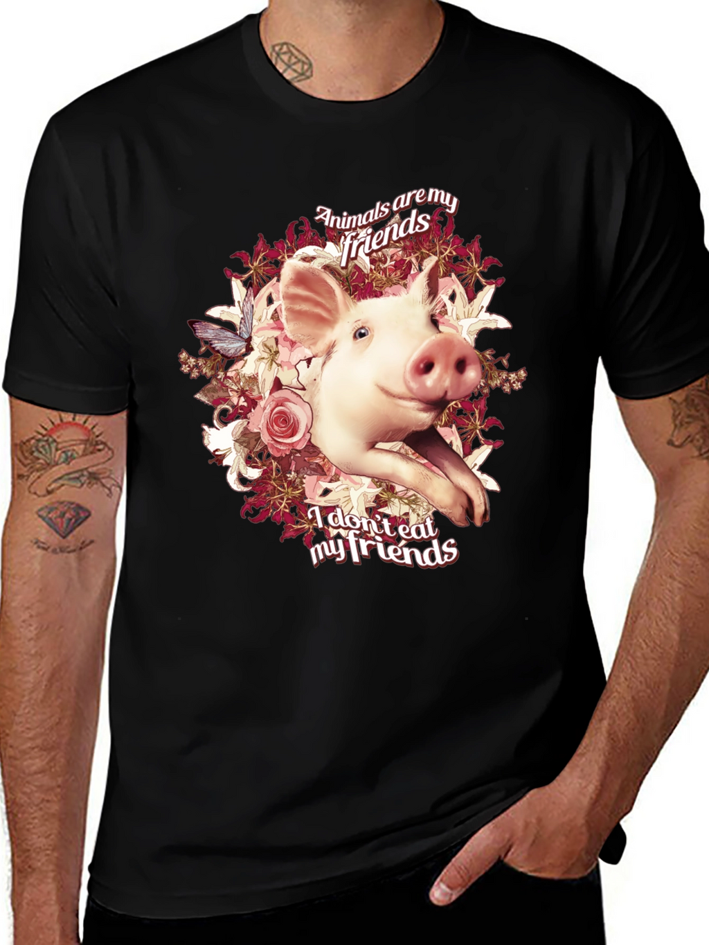 Animals Are My Friends Graphic Tee