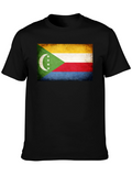 Comoros Flag Graphic T-Shirt