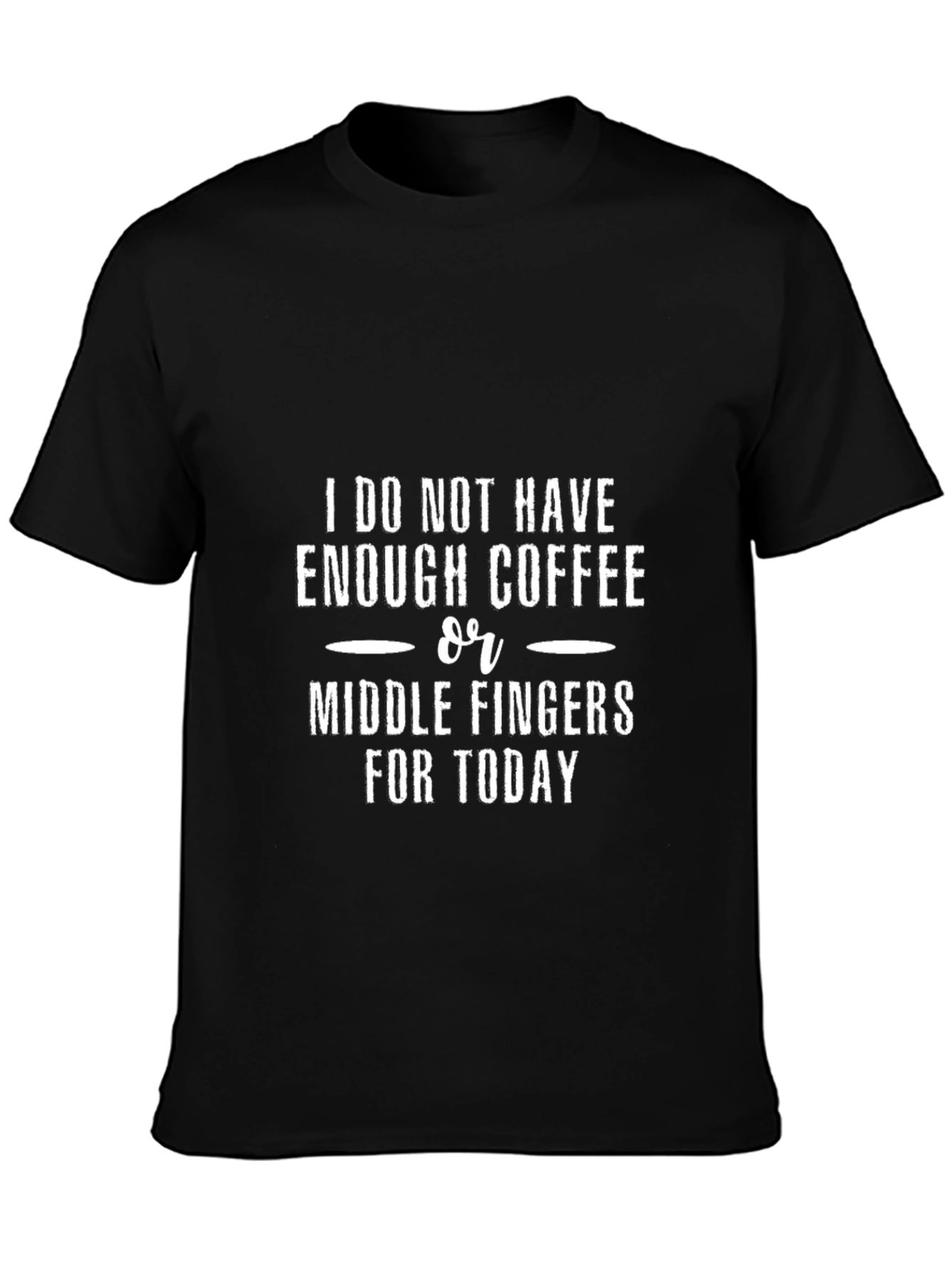 Coffee and Middle Fingers Graphic Tee