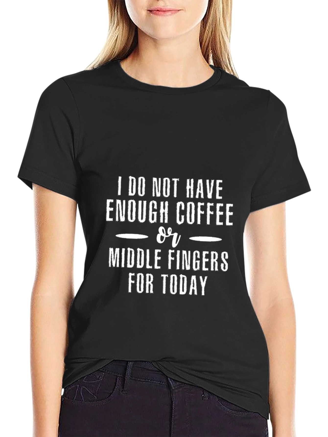 Coffee and Middle Fingers Graphic Tee