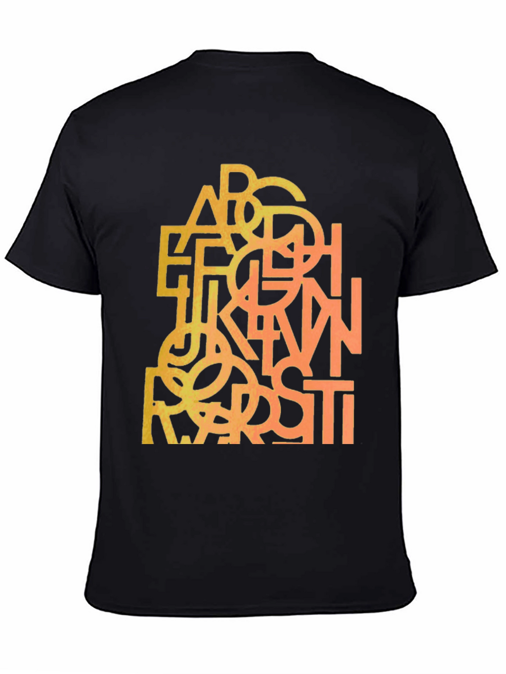 Abstract Alphabet Mens Graphic Tee