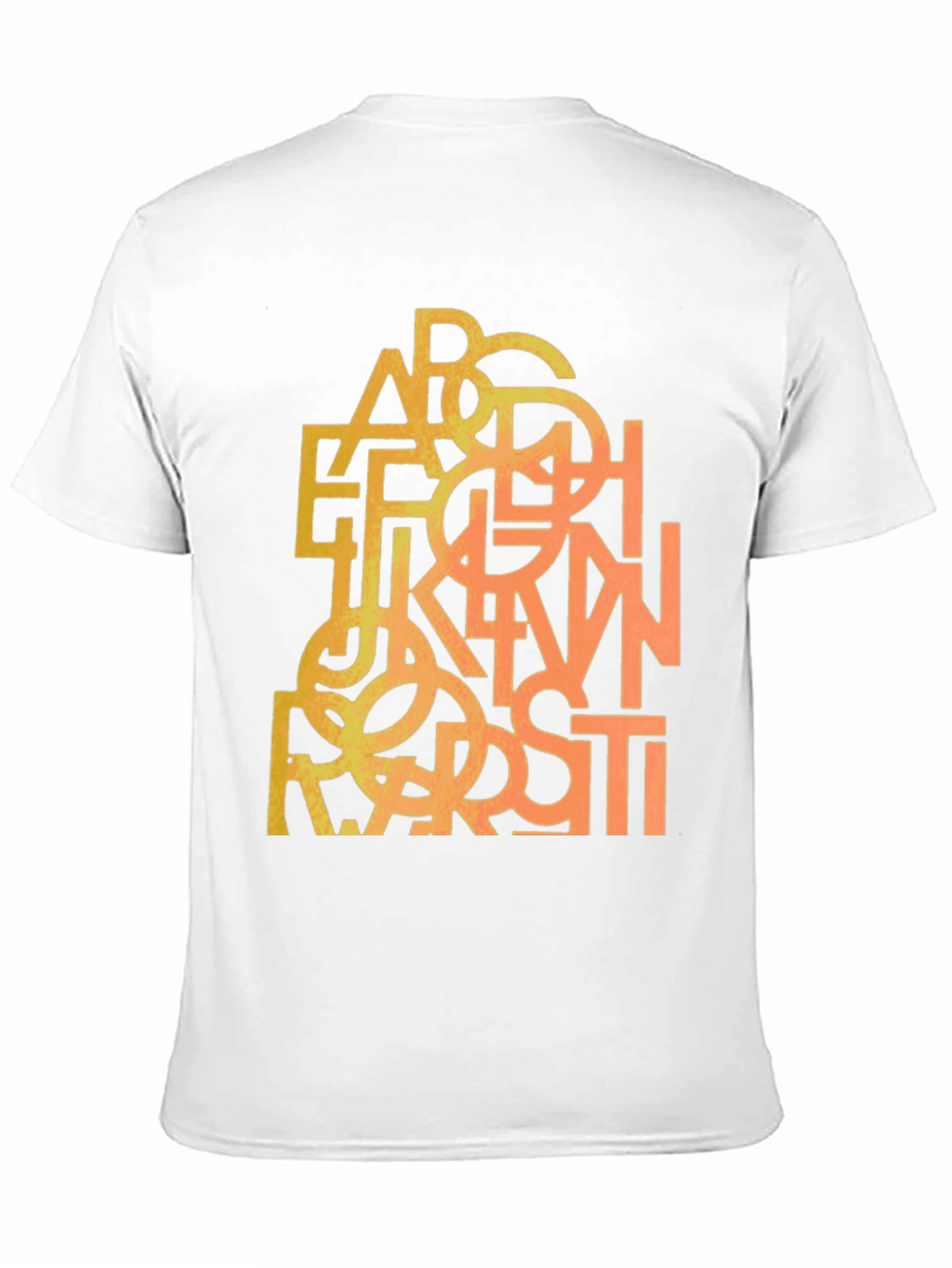 Abstract Alphabet Mens Graphic Tee