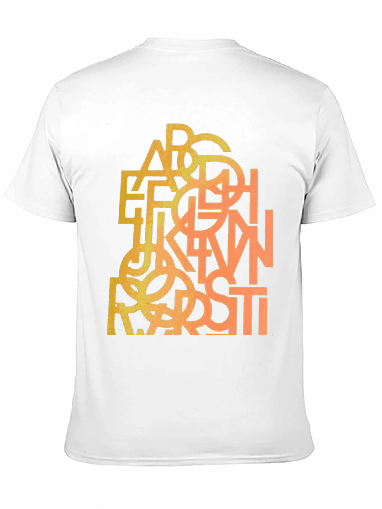 Abstract Alphabet Mens Graphic Tee