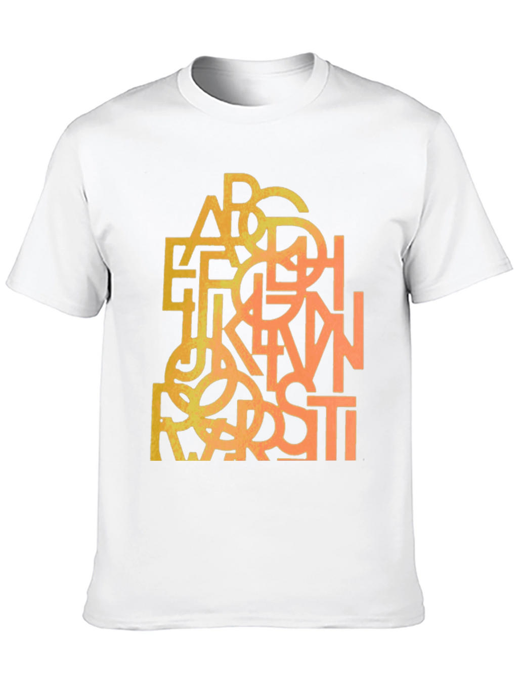 Abstract Alphabet Mens Graphic Tee