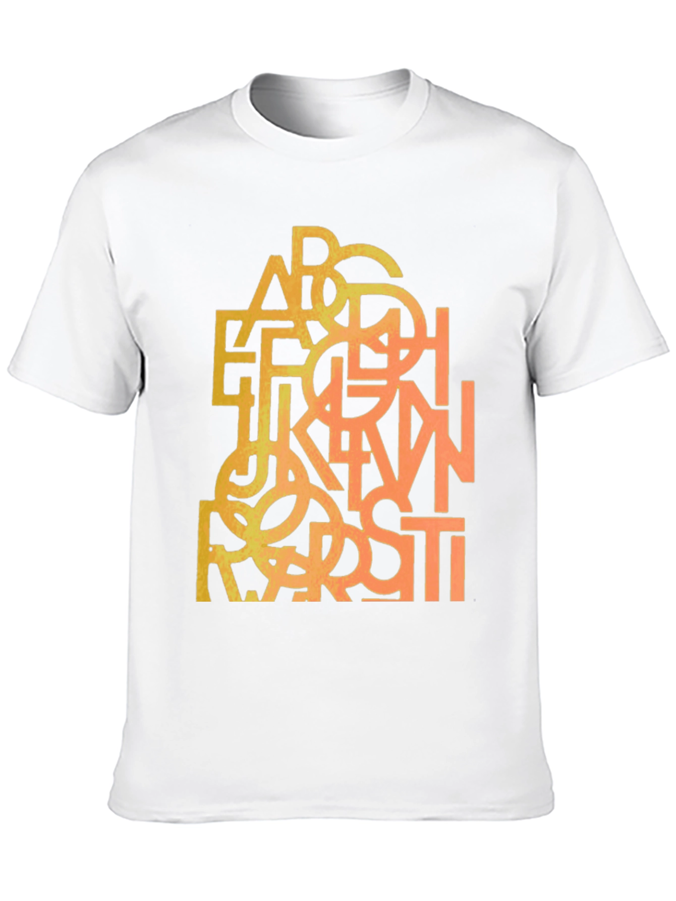 Abstract Alphabet Mens Graphic Tee
