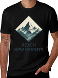Reach New Heights Mountain Graphic Tee
