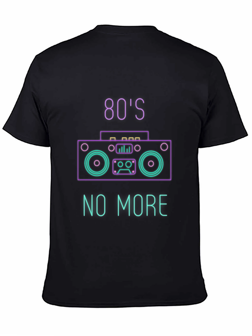 80s No More Neon Graphic T-Shirt