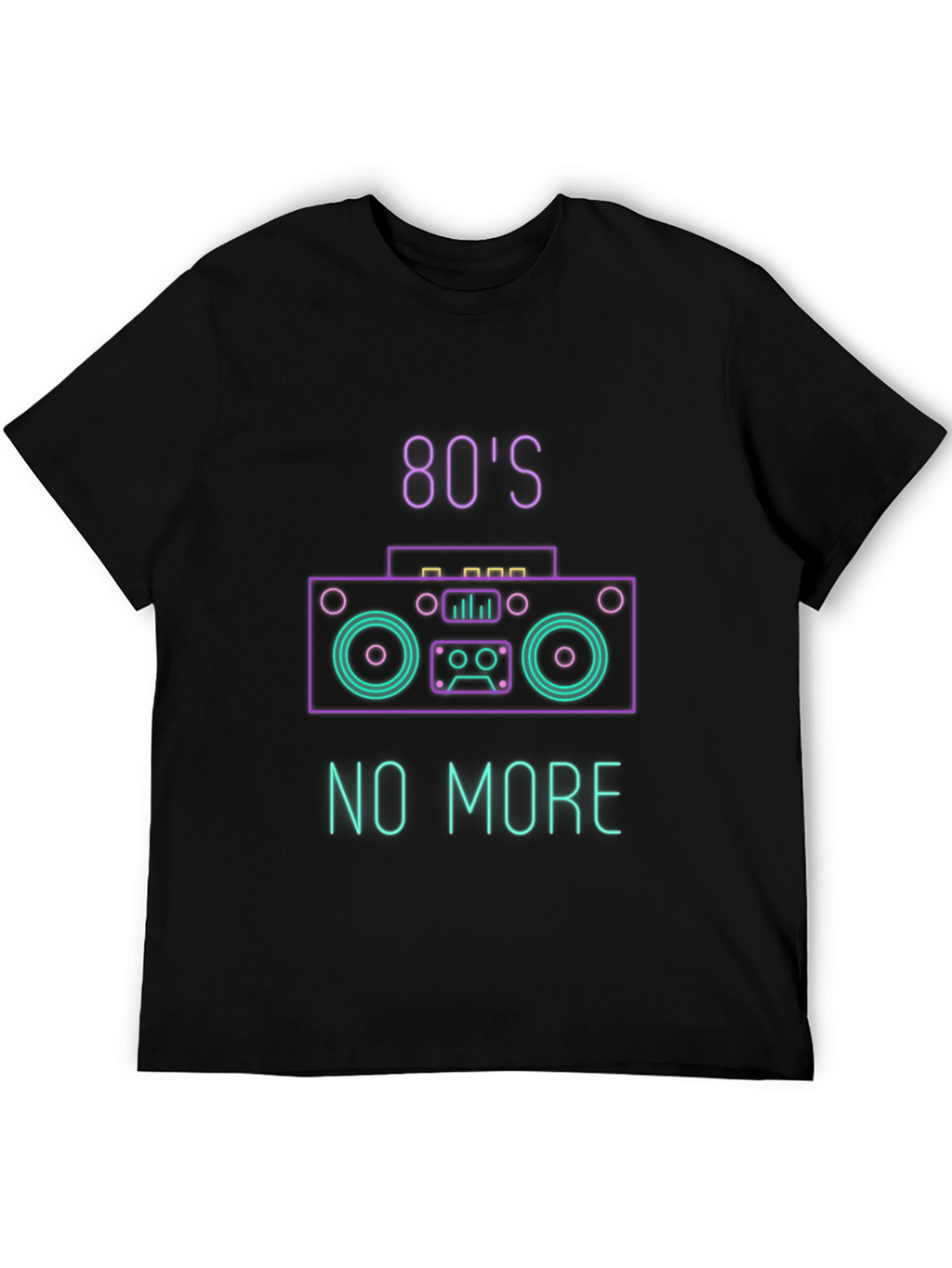 80s No More Neon Graphic T-Shirt