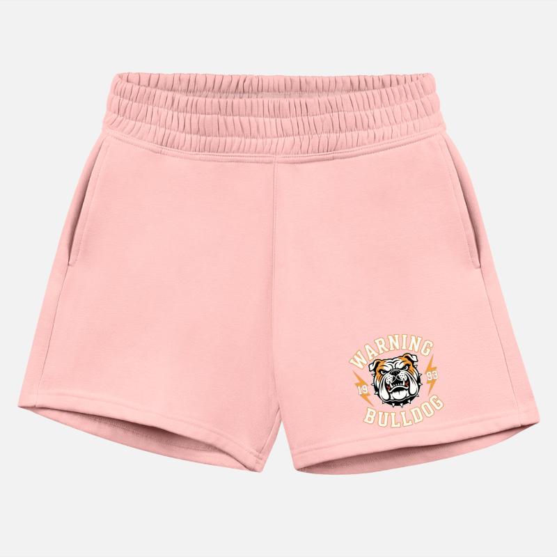 Aggressive Bulldog Warning Design