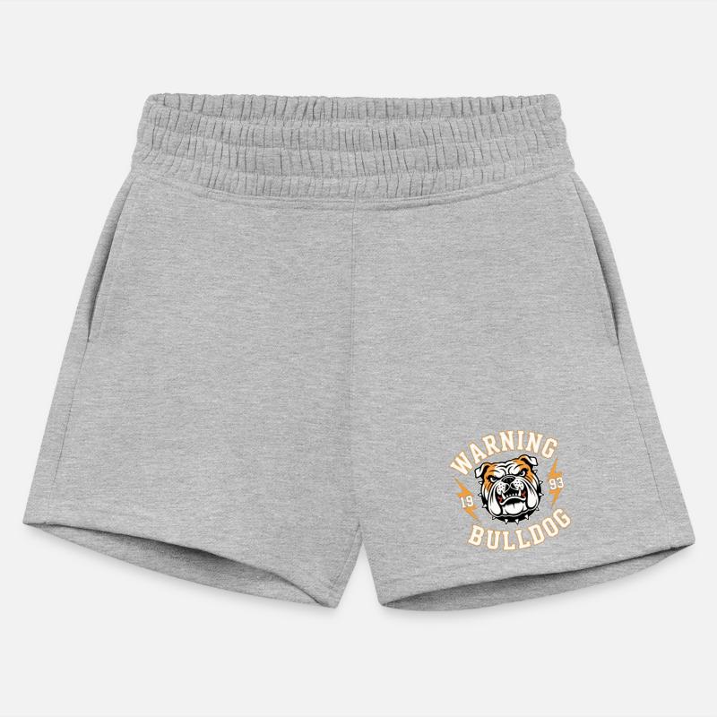 Aggressive Bulldog Warning Design