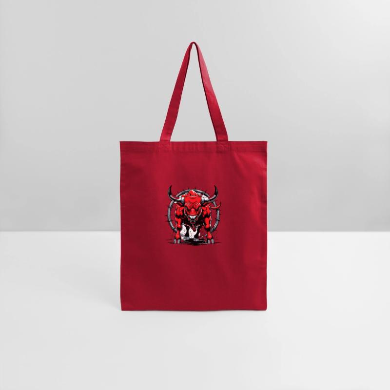 Aggressive Red Bull Illustration