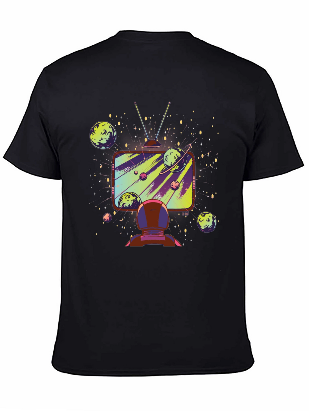 Astronaut Galaxy TV T-Shirt - Space Observer