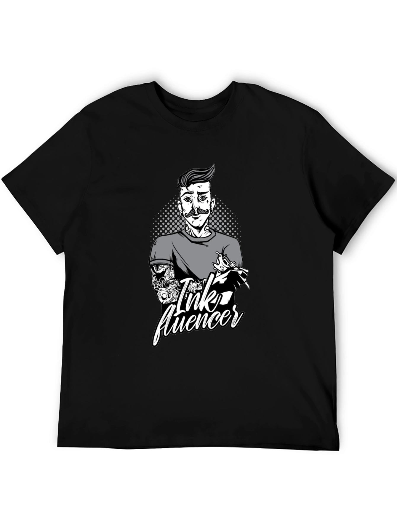 Ink Influencer Graphic Tee - Tattoo Artist T-Shirt
