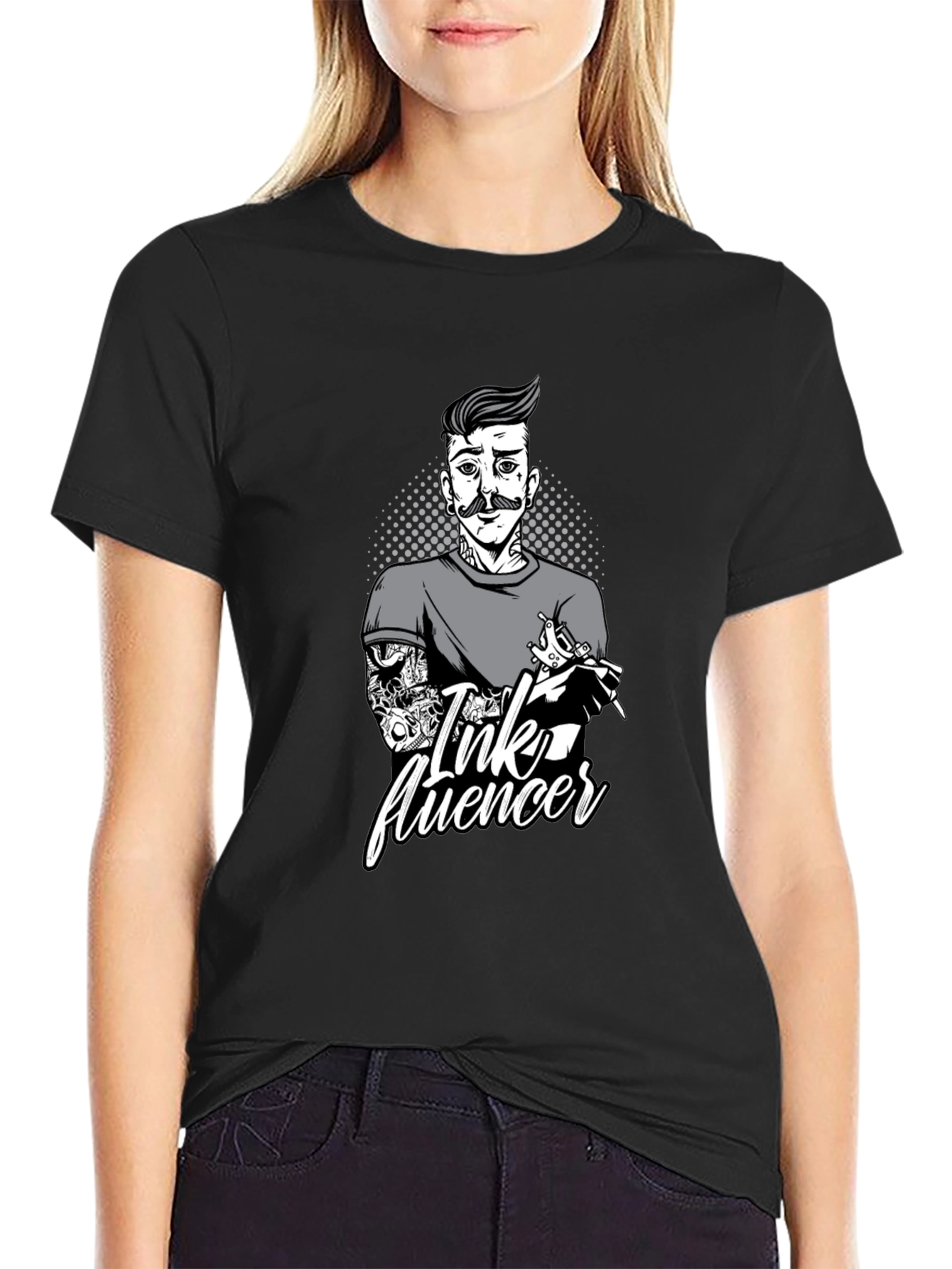 Ink Influencer Graphic Tee - Tattoo Artist T-Shirt