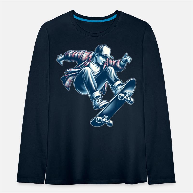 AI Old School 1990s Teen Skater