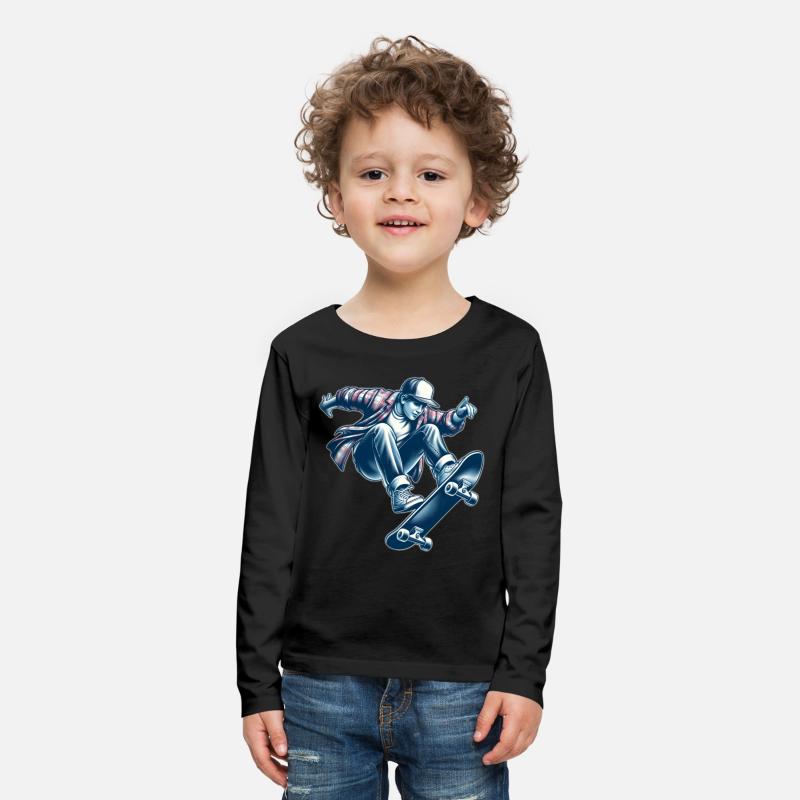 AI Old School 1990s Teen Skater