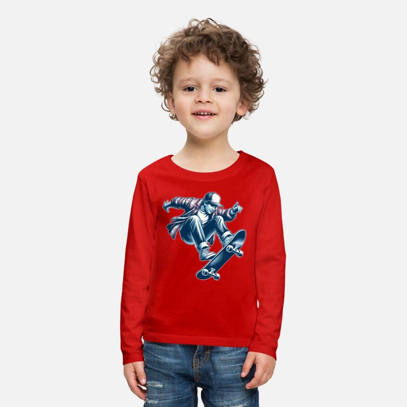 AI Old School 1990s Teen Skater