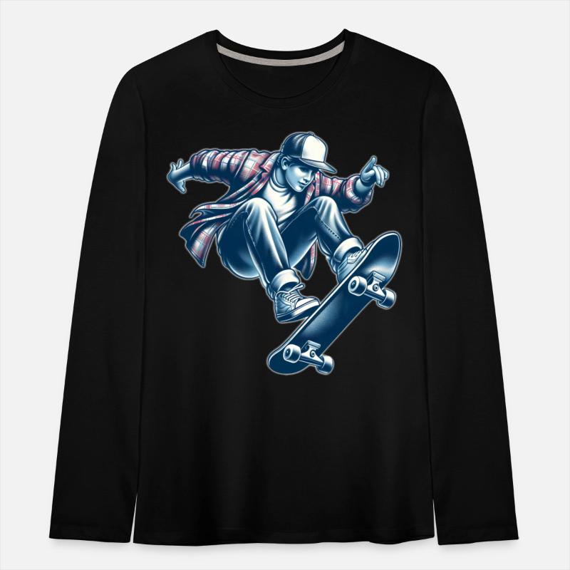 AI Old School 1990s Teen Skater