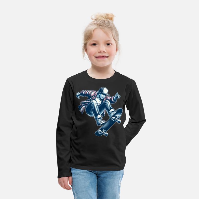 AI Old School 1990s Teen Skater