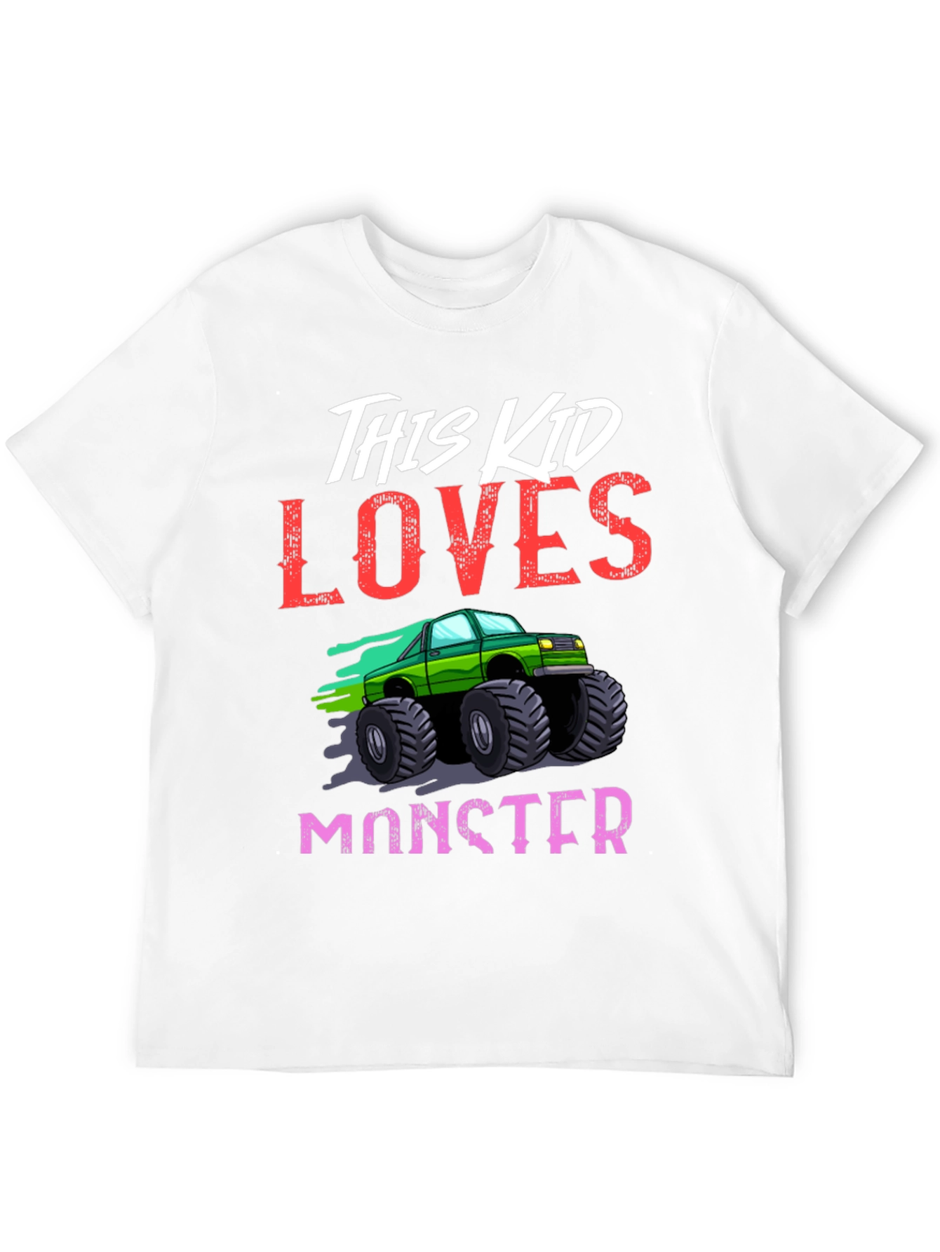 This Kid Loves Monster Trucks T-Shirt