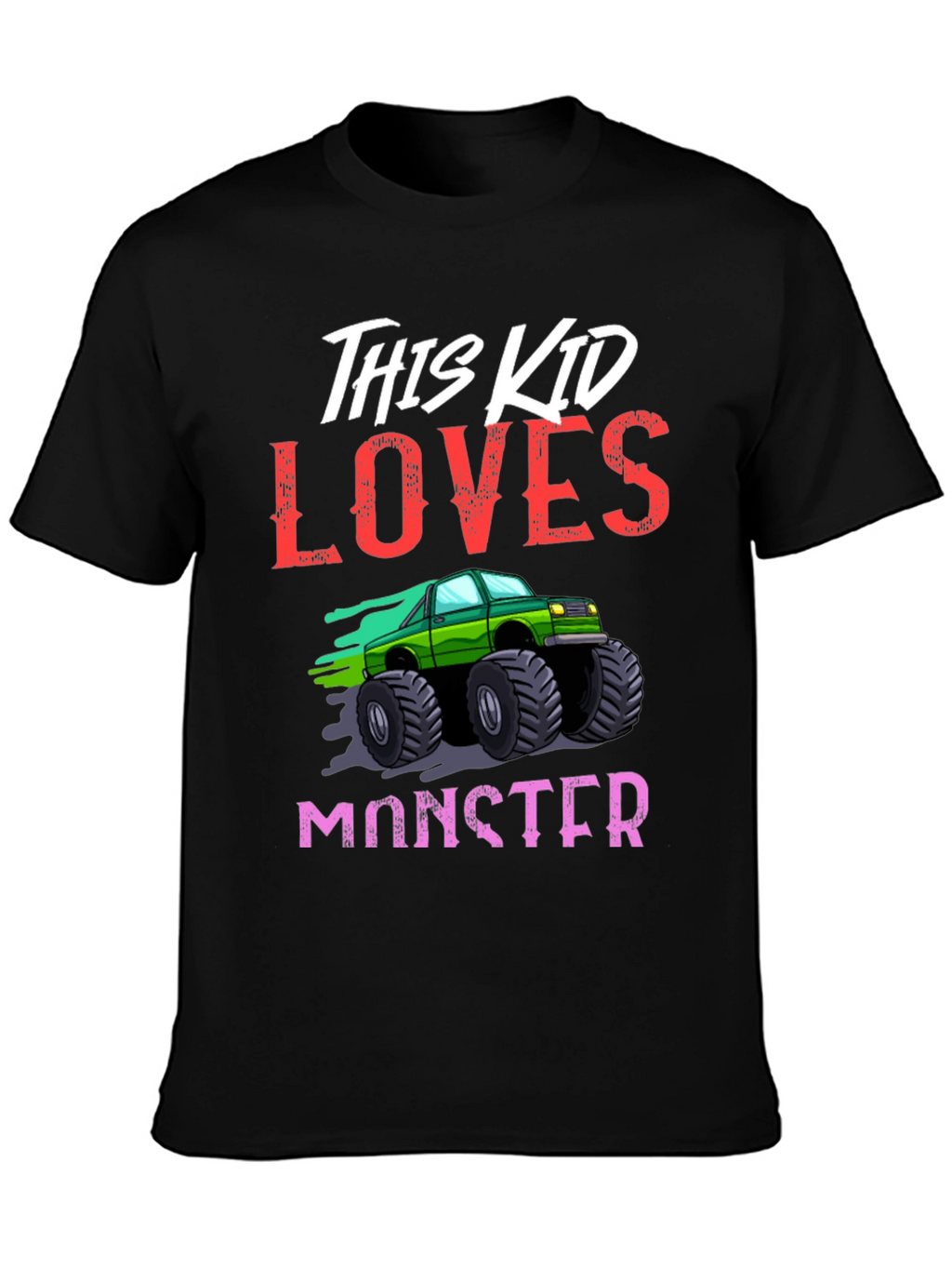 This Kid Loves Monster Trucks T-Shirt