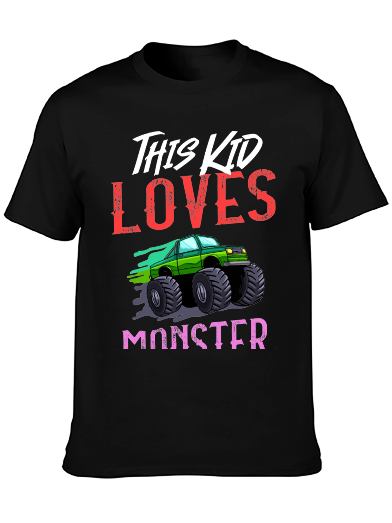 This Kid Loves Monster Trucks T-Shirt