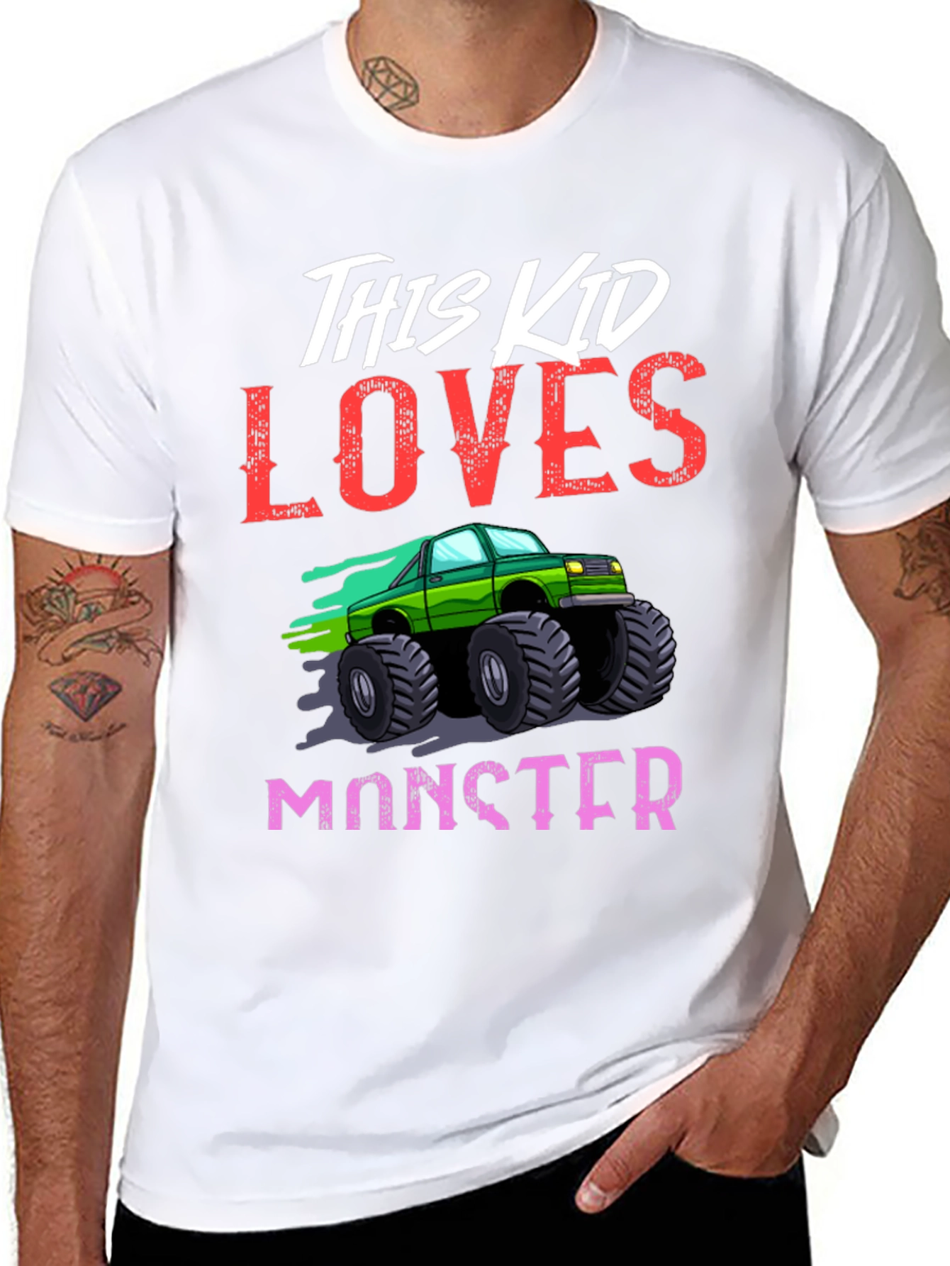 This Kid Loves Monster Trucks T-Shirt