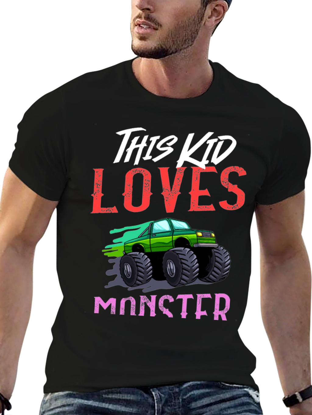 This Kid Loves Monster Trucks T-Shirt