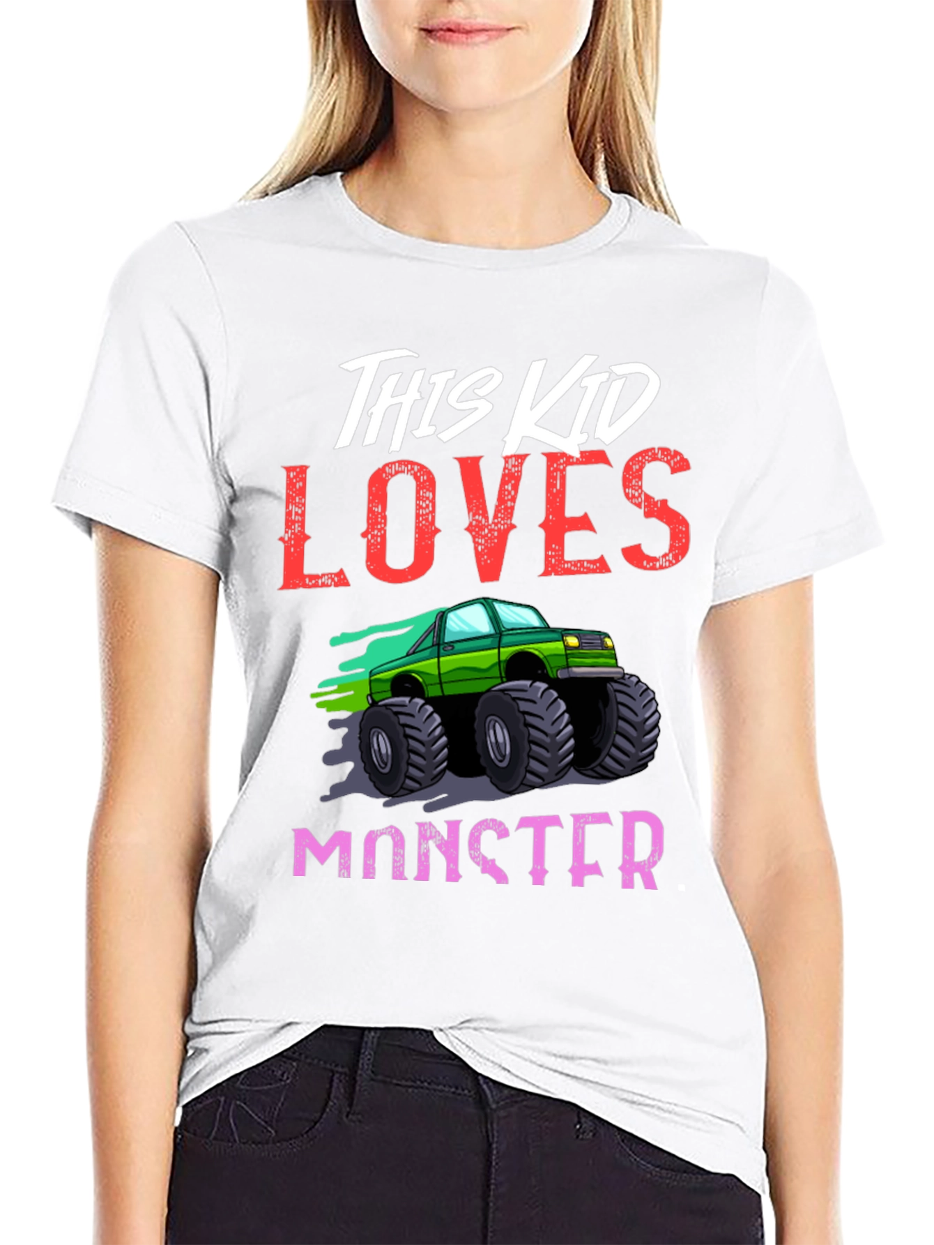 This Kid Loves Monster Trucks T-Shirt