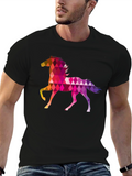 Geometric Horse T-Shirt
