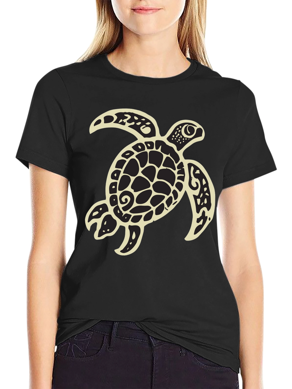 Black Turtle Graphic Tee