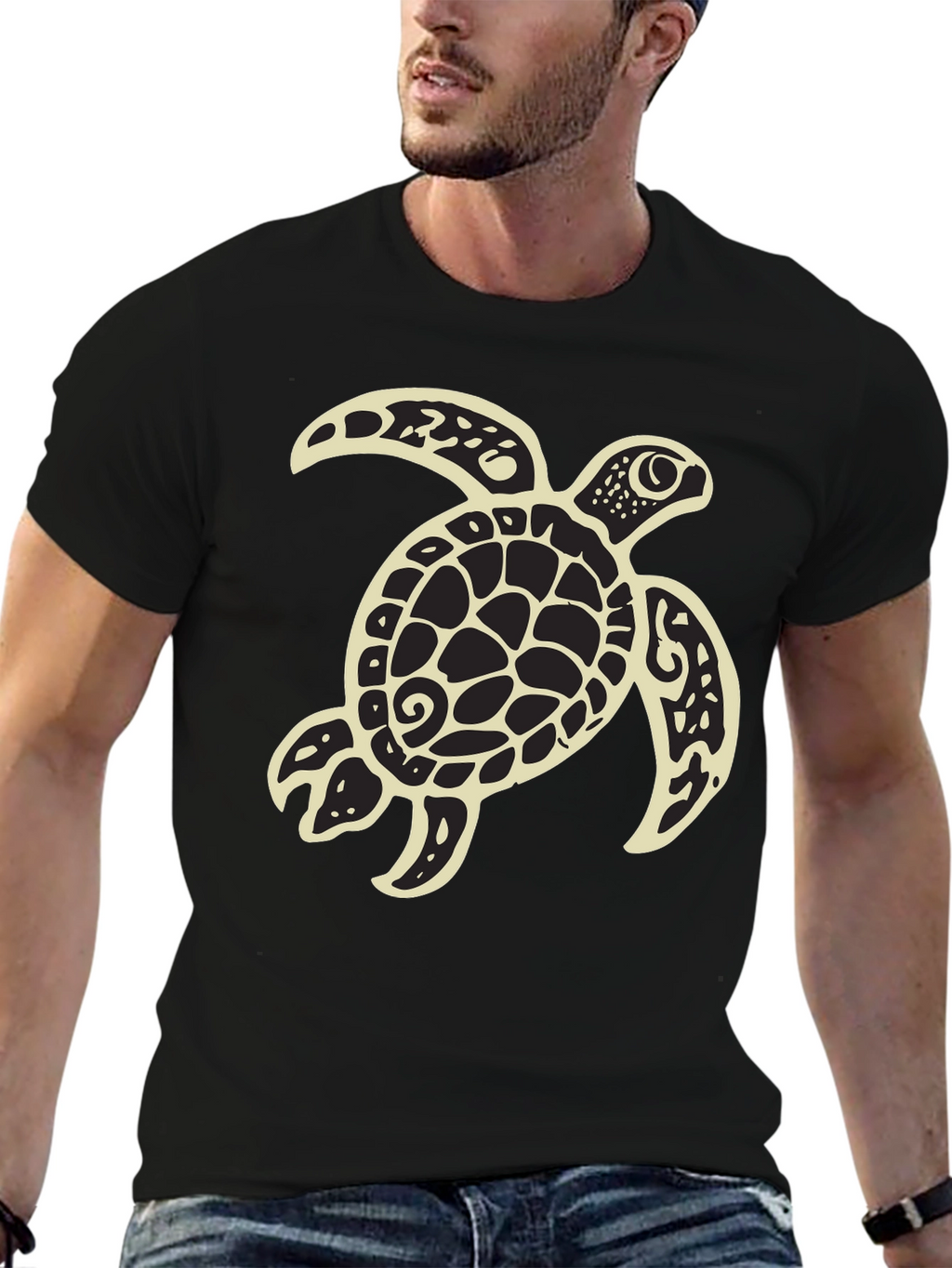 Black Turtle Graphic Tee
