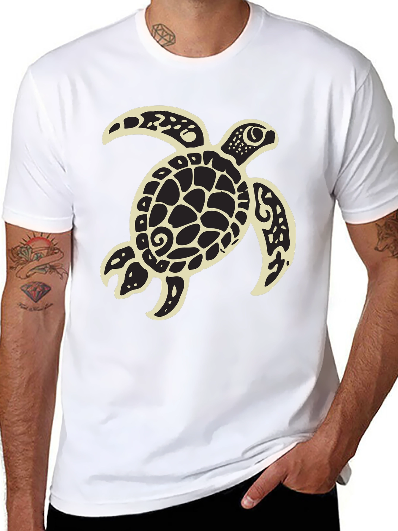 Black Turtle Graphic Tee