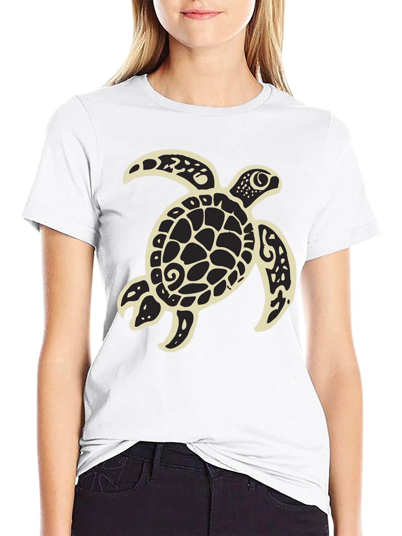 Black Turtle Graphic Tee