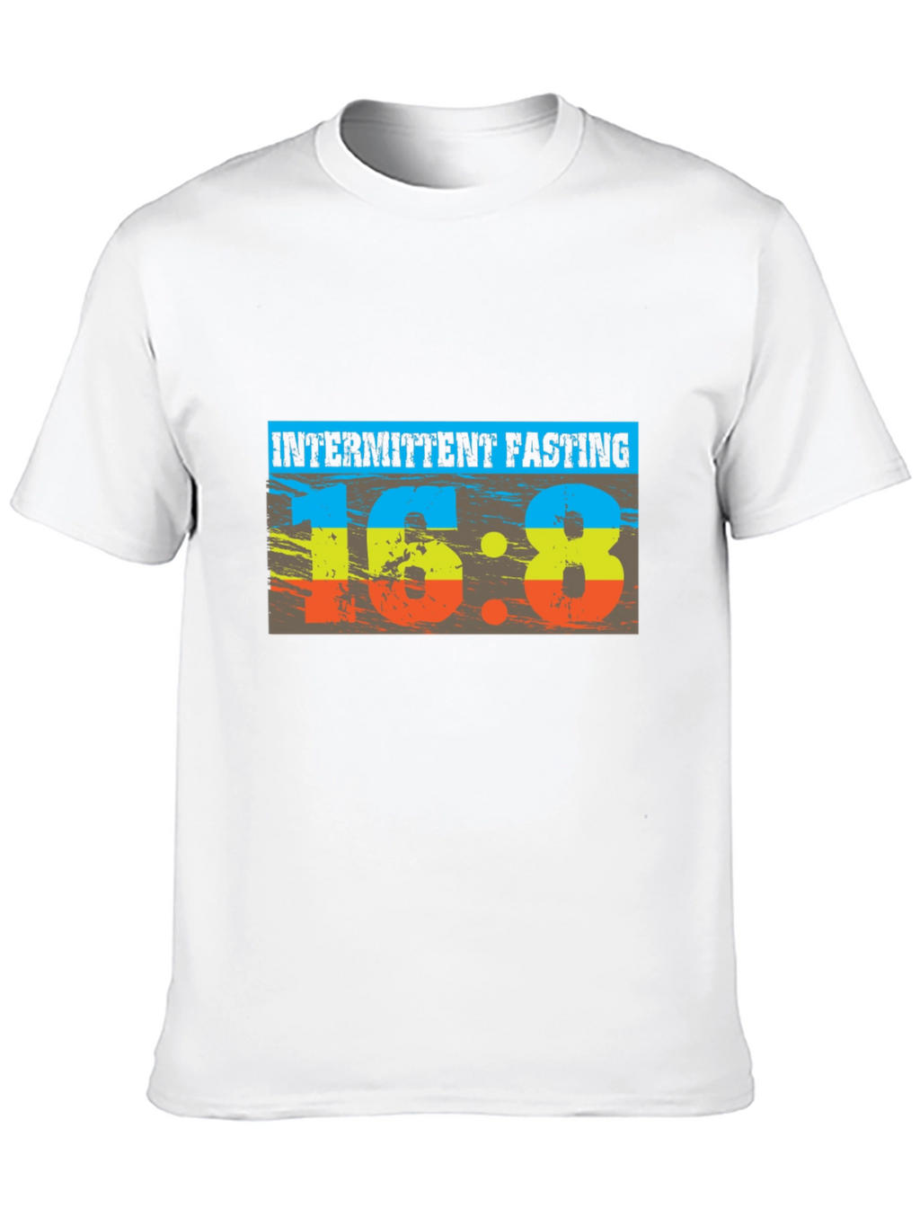 Intermittent Fasting 16:8 Black Graphic Tee
